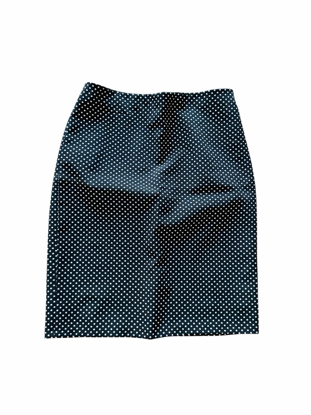 Philosophy Black Pencil Skirt with White Polka Dots
